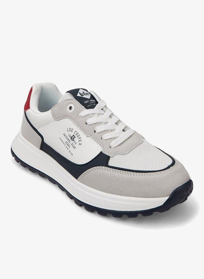 Lee Cooper Men's Panelled Lace-Up Sneakers - Image 3
