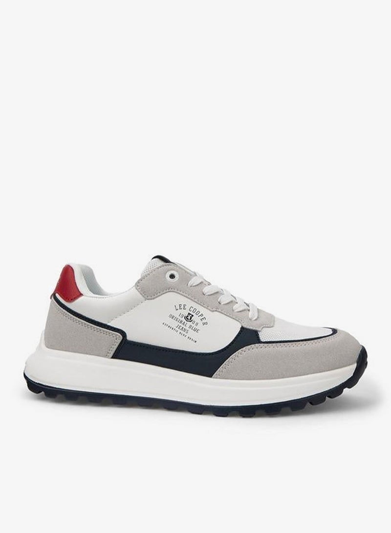 Lee Cooper Men's Panelled Lace-Up Sneakers - Image 2