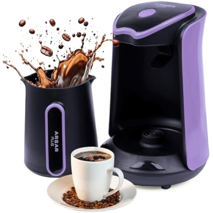 ARSAR PLUS Automatic Turkish Coffee Maker Machine 1 To 5 Cups 500 Ml 600W High Power - Image 1