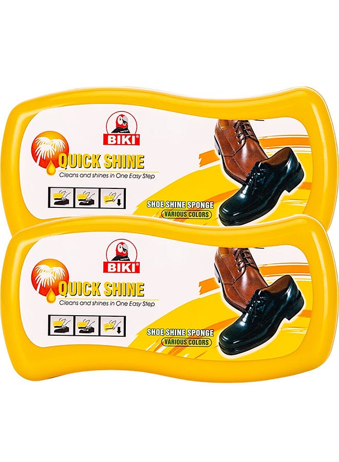Biki Shoe Shine Sponge pack of 2