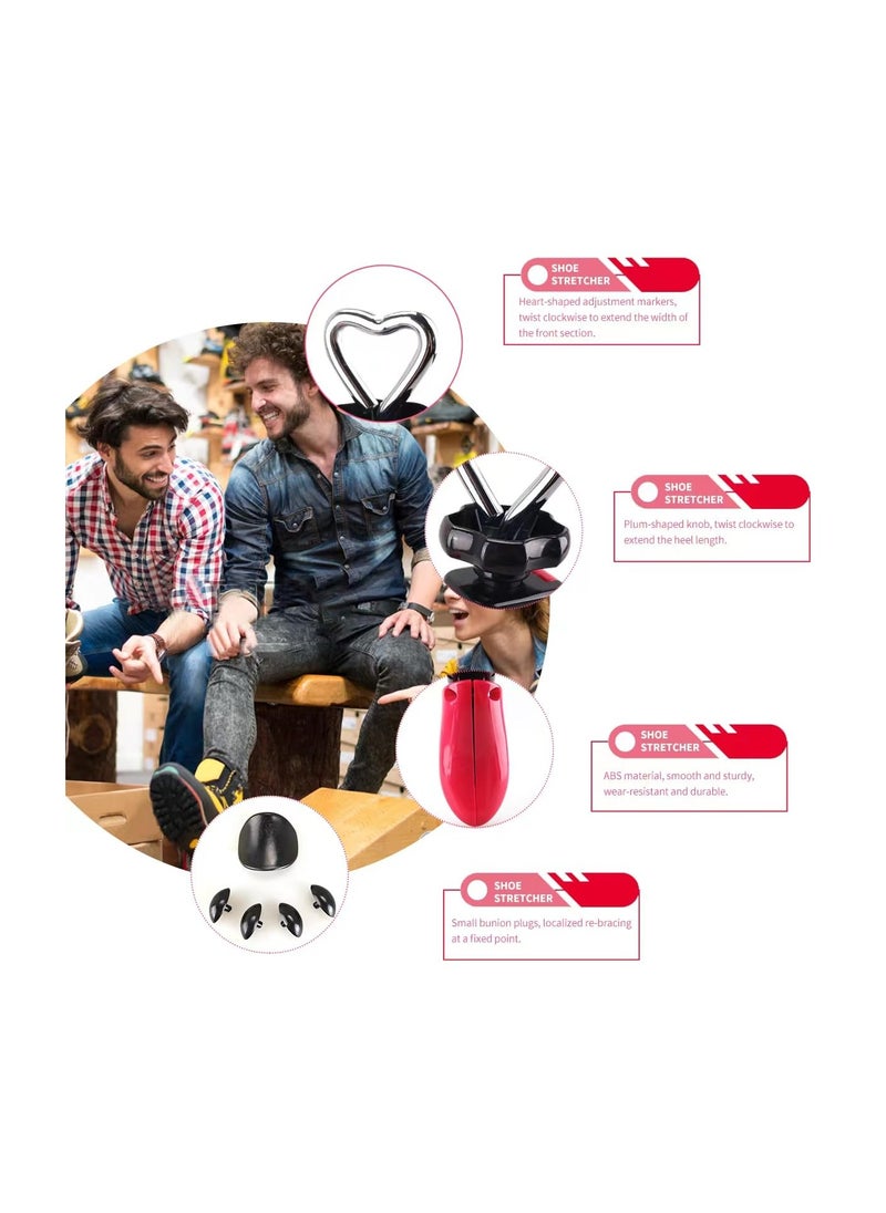 SYOSI - Shoe Stretcher, New Boot Stretcher Women Men, 4-Way Stretchable, for Shaping the Inside of the Shoe, for High Tops and Boots with Laces or Zippers, and Most Flats and High Heels - Image 1