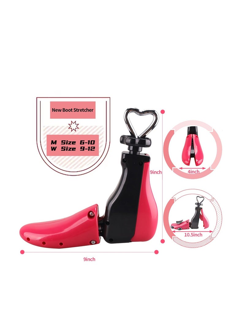 SYOSI - Shoe Stretcher, New Boot Stretcher Women Men, 4-Way Stretchable, for Shaping the Inside of the Shoe, for High Tops and Boots with Laces or Zippers, and Most Flats and High Heels - Image 1