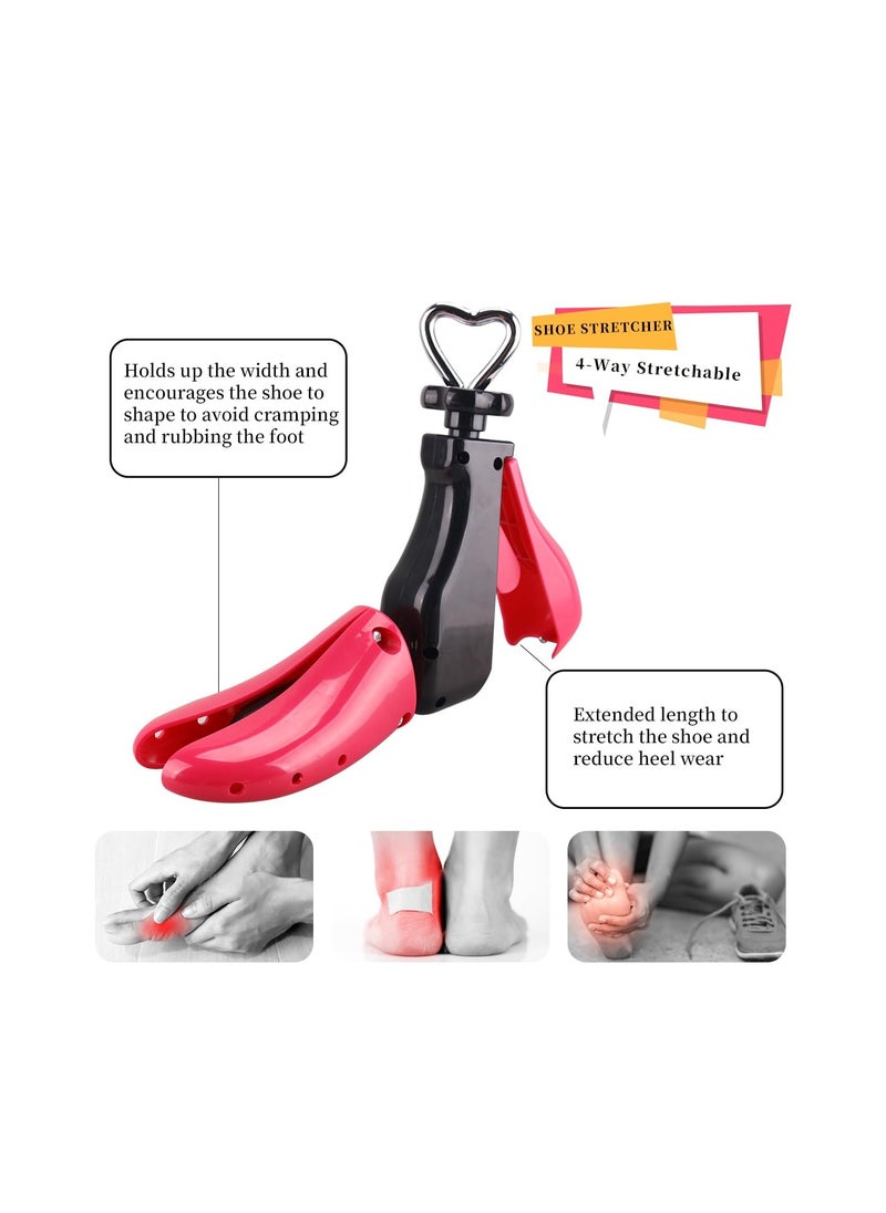 SYOSI - Shoe Stretcher, New Boot Stretcher Women Men, 4-Way Stretchable, for Shaping the Inside of the Shoe, for High Tops and Boots with Laces or Zippers, and Most Flats and High Heels - Image 1