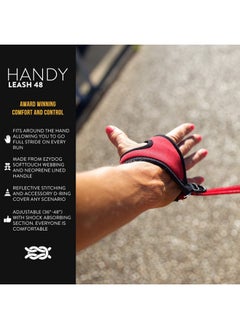 EzyDog Handy 48 Bungee Dog Leash - The Best Hands-Free Running Leash Training Lead with Superior Control and Reflective Stitching - Zero Shock Shock-Absorbing Technology (Adjustable 36” - 48”, Red) - pzsku/ZCD20D76AB90C0375EC52Z/45/_/1737031758/f6f63162-10f0-4fc9-a9ec-a824b4d60027