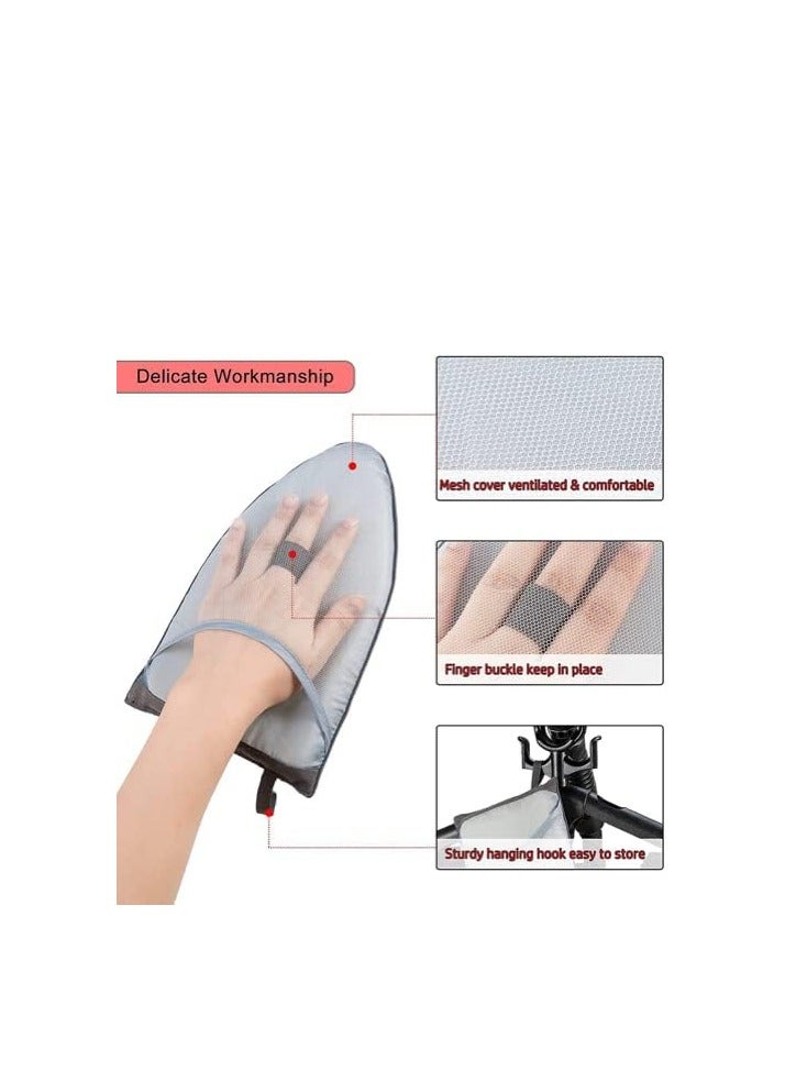 Golden Garment Steamer Ironing Glove, Waterproof Anti Steam Mitt with Finger Loop, Complete Care Protective Garment Steaming Mitt, Garment Steamer Accessories for Clothes (Pointy) - Image 4