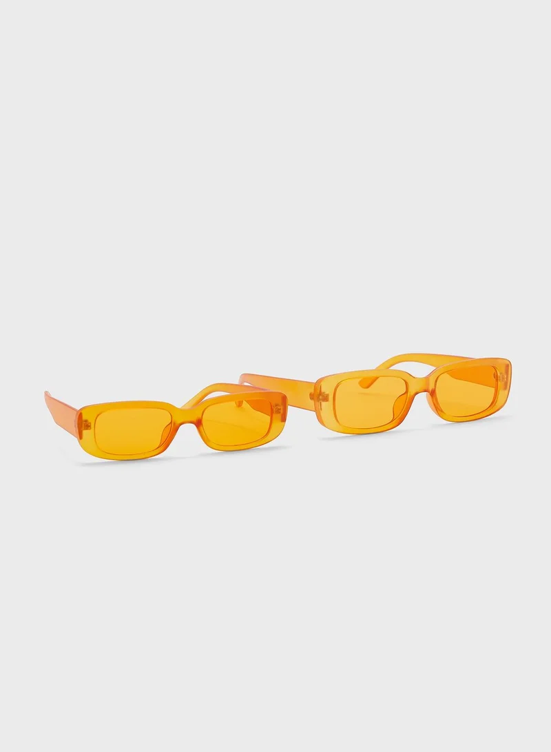 ELLA Rectangular Len Sunglasses