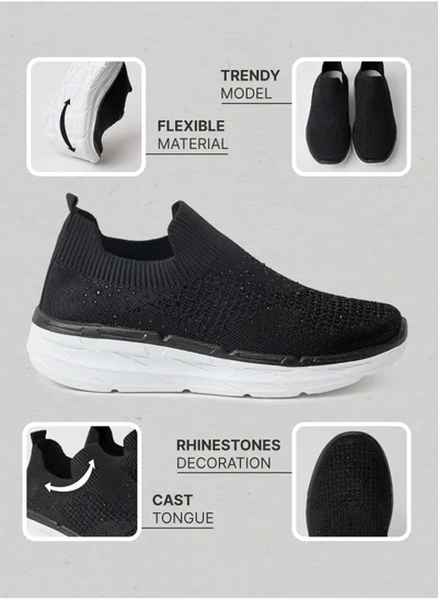 flâneur Flaneur Womens Slip On Shoes -  Stylish & Lightweight Wide Sneaker for Women, Comfortable Women's Footwear, Walking Shoes for Women, Casual Ladies Shoes, Breathable Supportive Women's Slip Ons