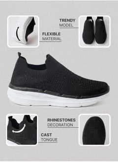 flâneur Flaneur Womens Slip On Shoes -  Stylish & Lightweight Wide Sneaker for Women, Comfortable Women's Footwear, Walking Shoes for Women, Casual Ladies Shoes, Breathable Supportive Women's Slip Ons  - Image 1