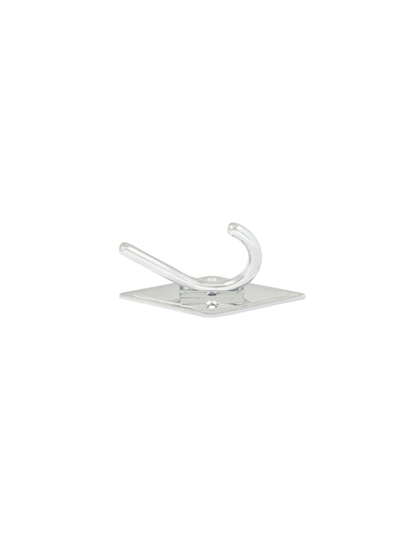 Metal Chrome Plated Hook, Silver - Image 2