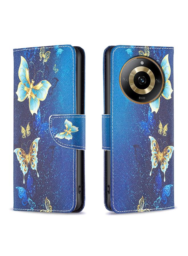 S-TOP Case For Realme 11 4G Colored Drawing Pattern Leather Phone Case - Image 1