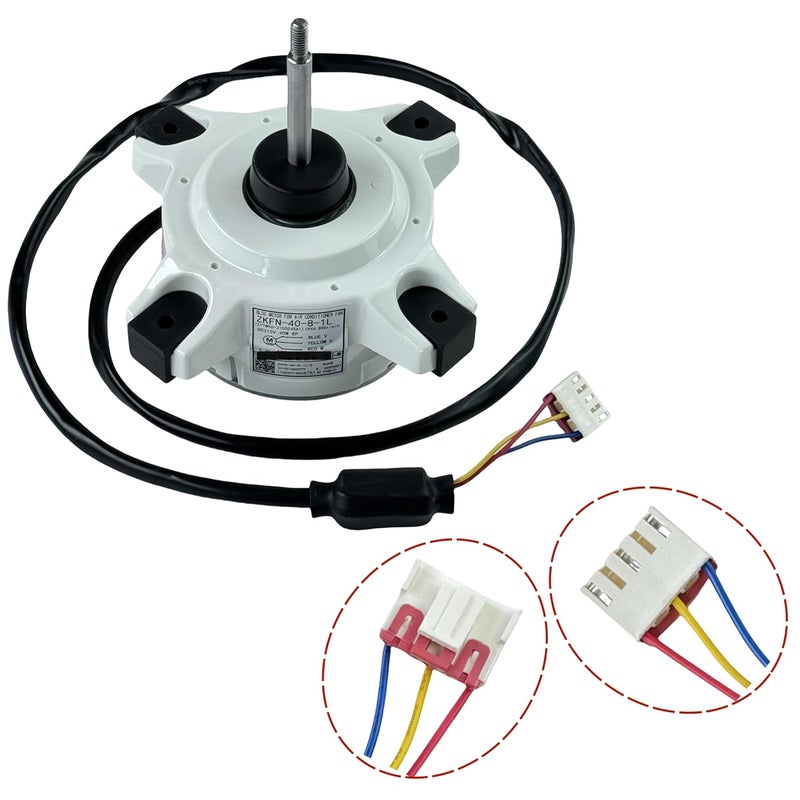 IXGPUTS BLDC Motor for Air Conditioning Fan ZKFN-40-8-1L, DC310V 40W 8P Air Conditioner External Machine Cooling Motor ZKFN-40-8-1L for Mini Split Outdoor Unit Ductless System 800r/min IPX4 - Image 5