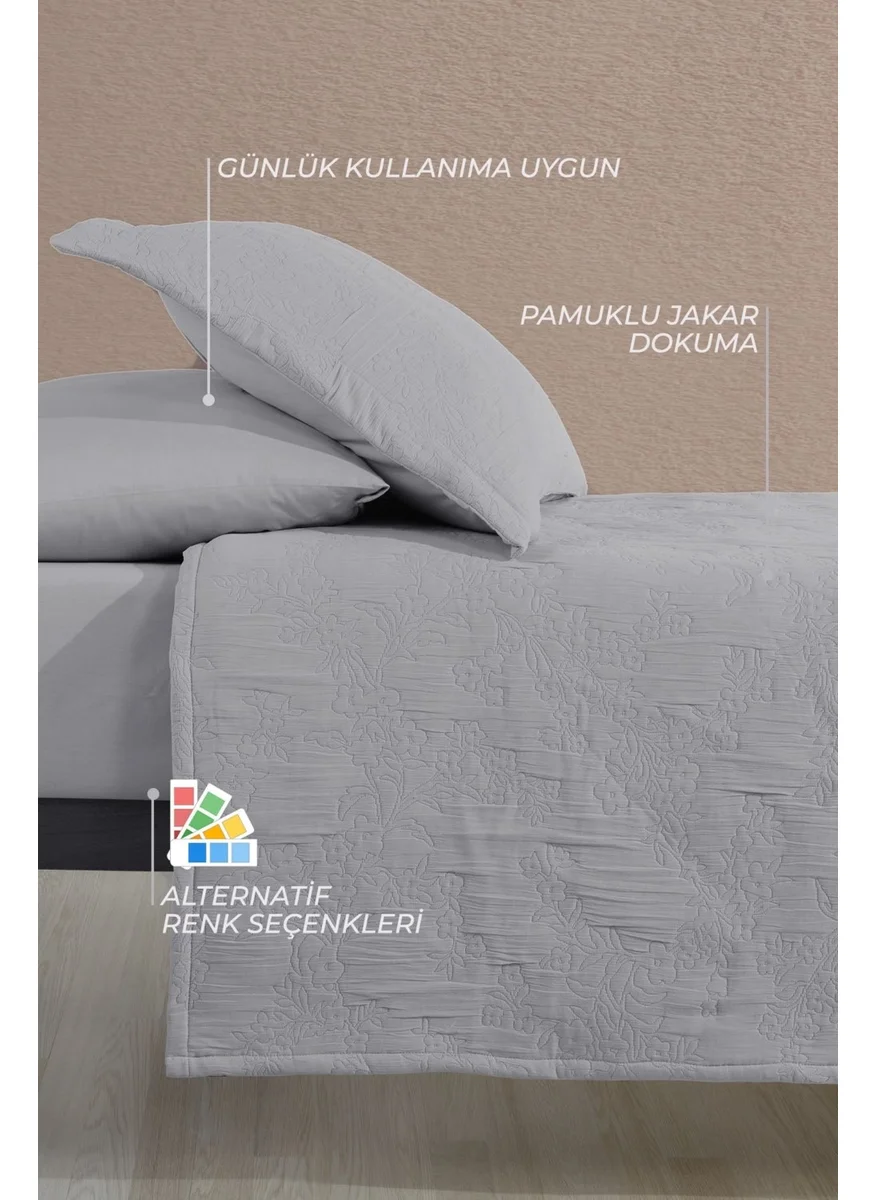 Elart Nice Bedspread Single Gray