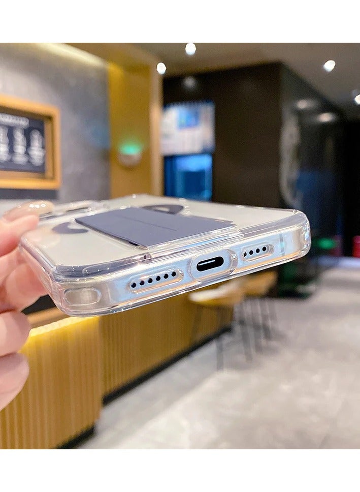 MagSafe Grip Case for iPhone 15 Pro Max – 13ft Drop Protection, Anti-Yellowing Crystal Clear Back, FlexGrip One-Hand Secure Hold, MagClick Wireless Charging Compatible, Shockproof & Scratch-Resistant - Image 2
