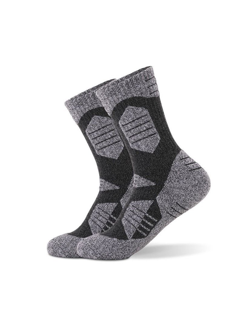 Loquat 3 Pair Anti Slip Mid Calf Sport Socks 