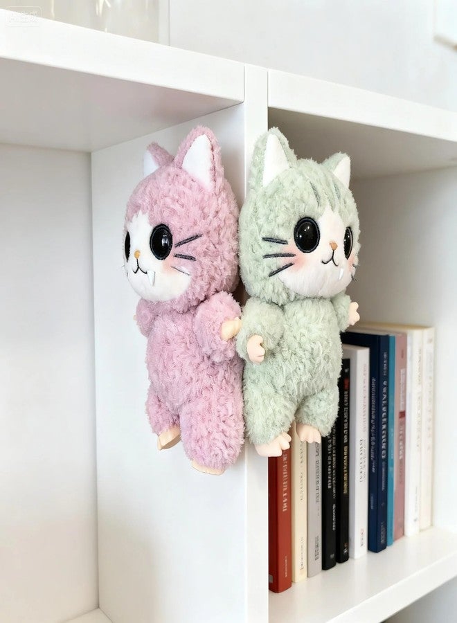 MDOWOK Twin-Hook Display Stand for LABU Doll Stand - Adjustable Screw Mount for 0.3-1.02" Bookcase Sides, Shelves & Desk Edges Damage-Free Installation & Gift Packaging (PINK&PURPLE&TEAL 3 SET) - Image 2