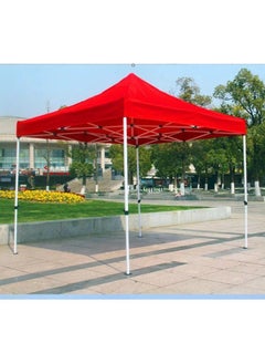 Generic Foldable pergola, 3 meters by 3 metres, red colour 