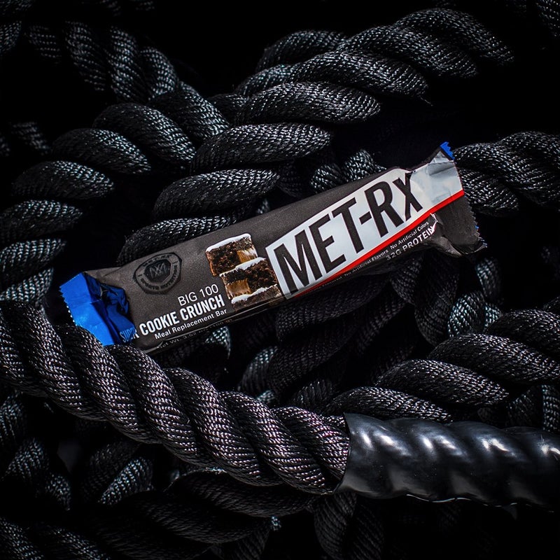MET-Rx بار بروتين MET-Rx Big 100، بار استبدال الوجبات، 32 جرام بروتين، سوبر كوكاي كرانش، 9 بار (عبوة من 1) - Image 5