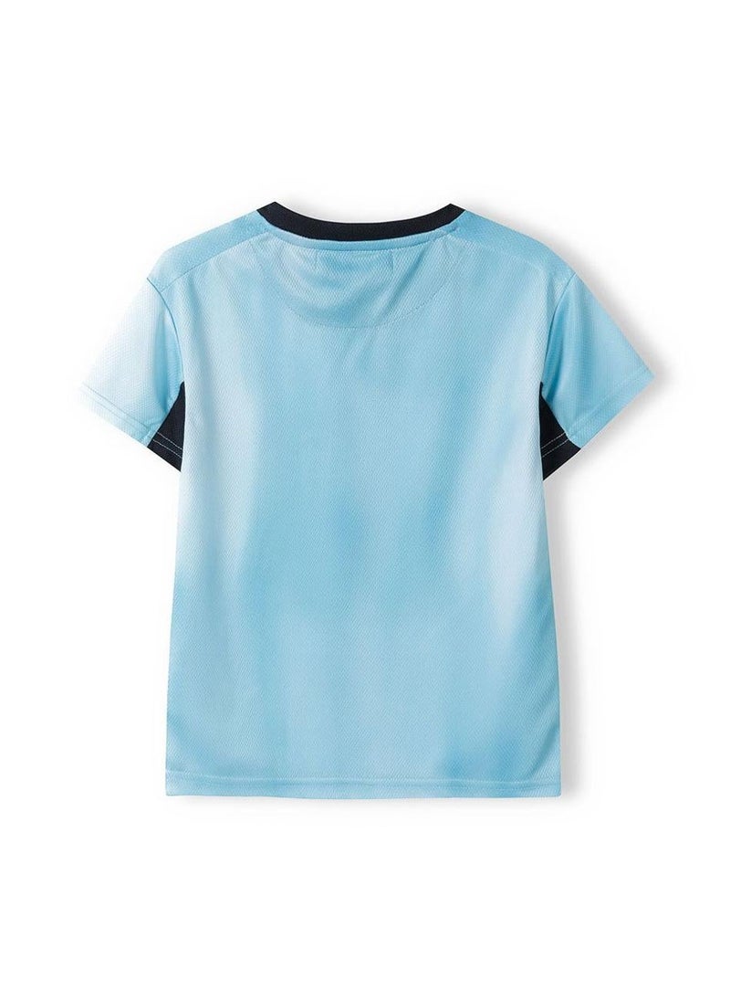 MINOTI Boys sports mesh t-shirt contrast panels mint - Image 3