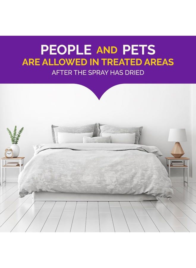Hot Shot رذاذ قاتل حشرات السرير الجاهز للاستخدام، يقتل حشرات السرير وبيض حشرات السرير، يقتل البراغيث وعث الغبار، 32 أونصة - Image 5
