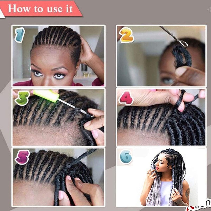 KASTWAVE Synthetic Hair for Braiding, Jumbo Braids, Extension Afro Braids Crochet Twist, Heat Resistant 24 inch 3 Pcs(Black to Pure Blue to Light Pink) - Image 2