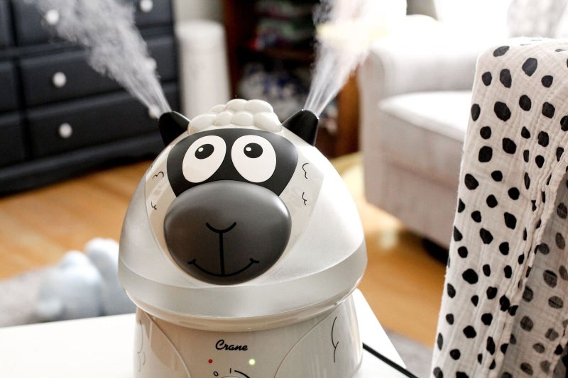 Crane Adorables Ultrasonic Humidifiers for Bedroom and Baby Nursery, 1 Gallon Cool Mist Air Humidifier for Large Room or Kid's Room, Humidifier Filters Optional, Sheep - Image 5