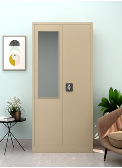 Steel Home Cupboard with Front Door Mirror BEIGE 180x90x45cm - pzsku/ZCD21DE1EA26EEEE6DBB2Z/45/_/1718190436/d3e95d22-38fe-4d23-a508-1bdf1461879d