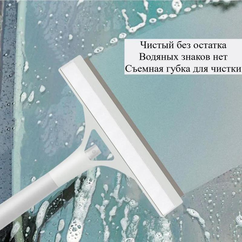 Window Cleaning Tool - 3-In-1 Design With Silicone Scraper, Effortless Grime Removal For Glass, Mirror, Glass-Ceramic Surfaces - Image 4