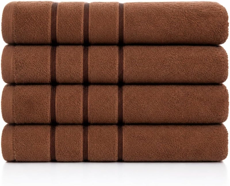 Bliss Casa 100% Cotton Bath Towel Set – 70x140 cm, Ultra-Soft & Highly Absorbent Towels for Bathroom – Quick-Dry, Durable & Skin-Friendly (4-Pack) - Image 1