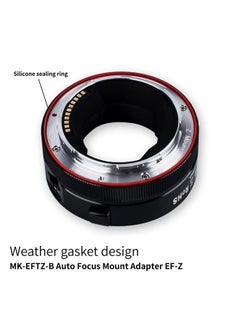 Meike MK-EFTZ-B Auto-Focus Mount Adapter for EF/EF-S Lenses to Z Series Cameras Z5 Z6 Z7 Z50 Z6II Z7II  - Image 5