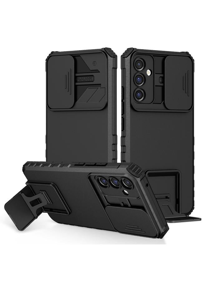 اس-توب جراب لهاتف Samsung Galaxy A34 5G مع حامل مجسم وغطاء منزلق للكاميرا - Image 1