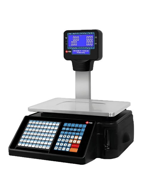 Electronic barcode scale for printing labels. Electronic barcode scale from 10 grams to 30 kilograms