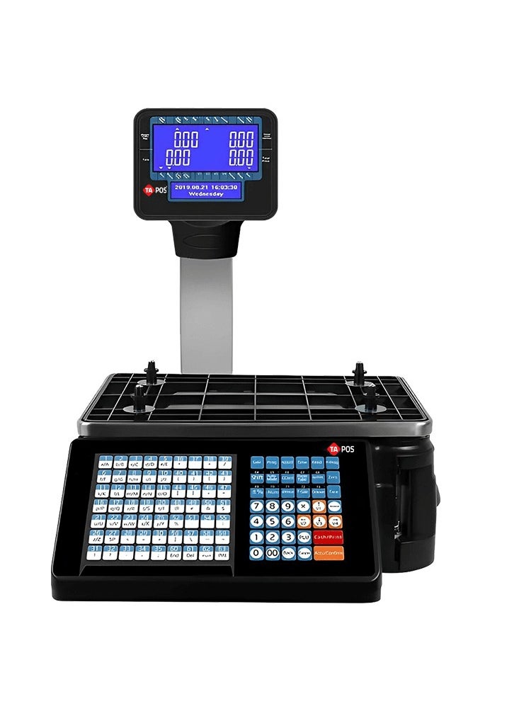 TA POS - Electronic barcode scale for printing labels. Electronic barcode scale from 10 grams to 30 kilograms - Image 1