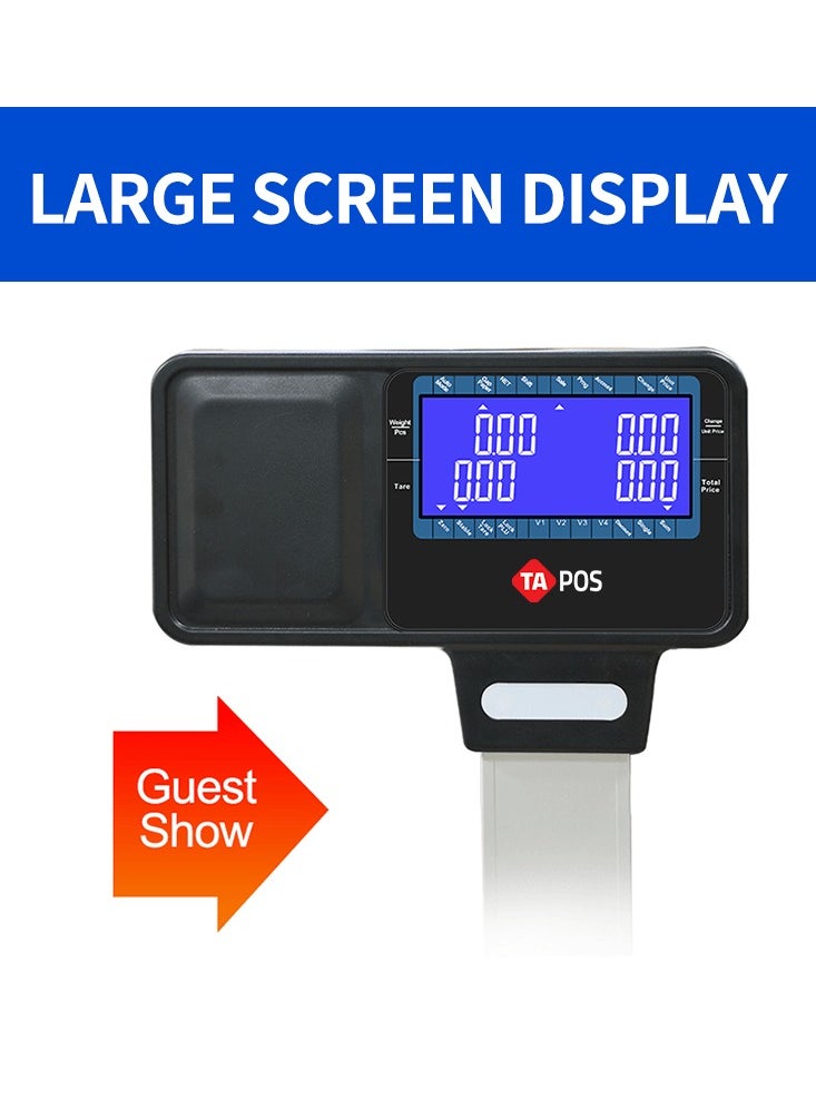TA POS - Electronic barcode scale for printing labels. Electronic barcode scale from 10 grams to 30 kilograms - Image 1