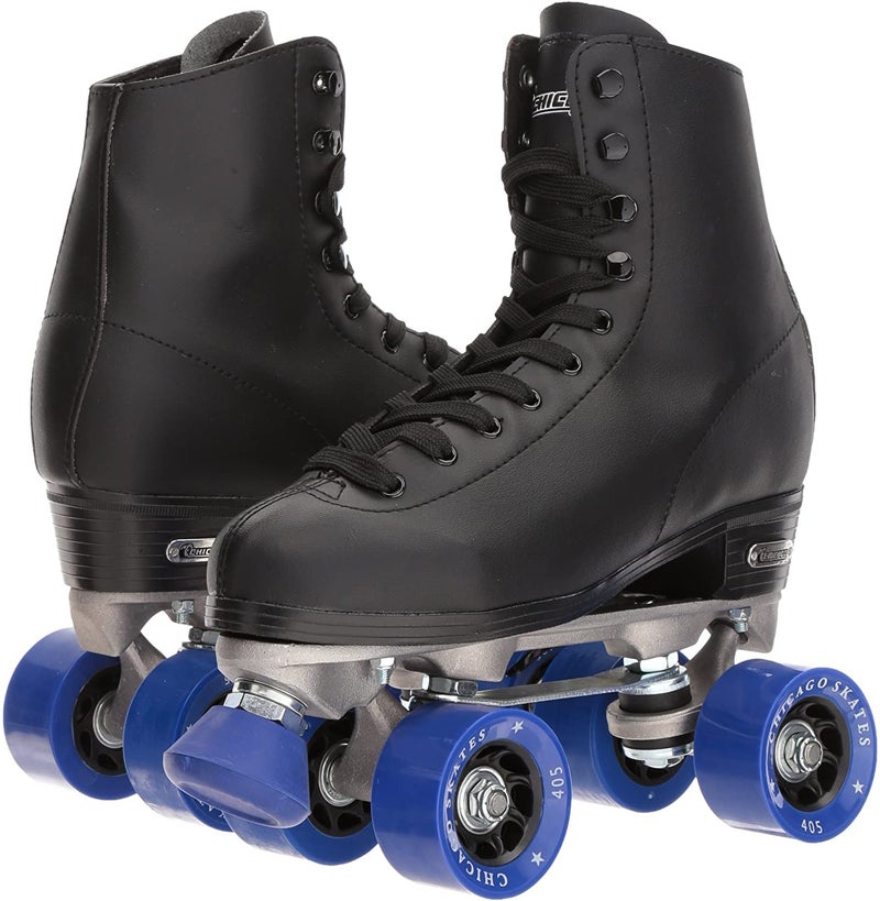 CHICAGO Skates Premium Black Quad Roller Skates for Boys and Men Beginners Classic Adjustable High-Top Design for Indoor or Outdoor Skates and Roller Derby - Image 3