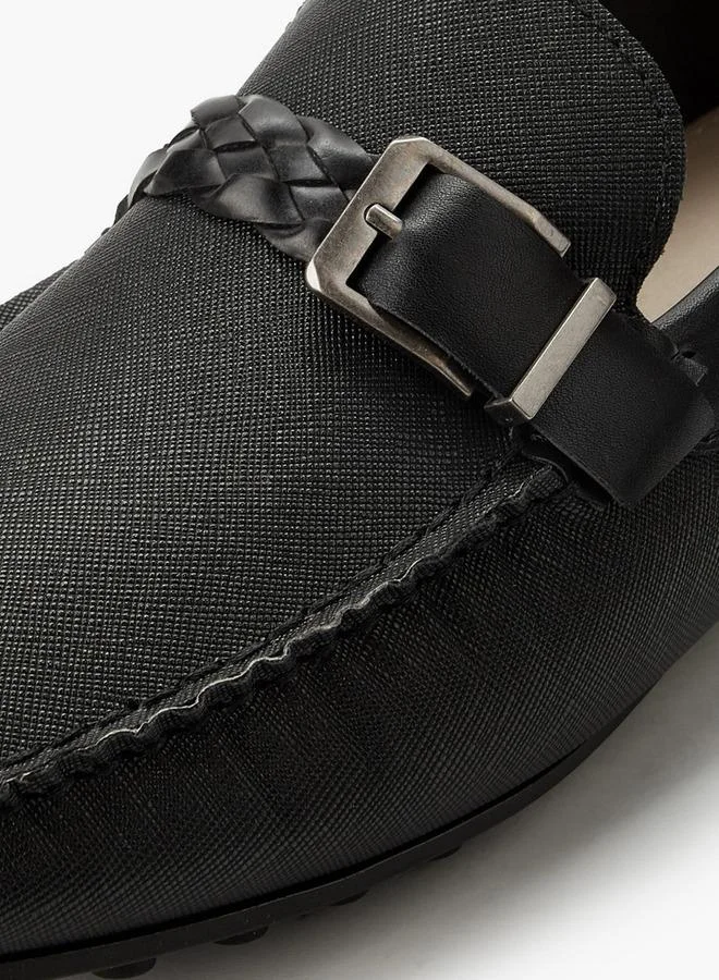 Renzo Ruganni BLACK Men Slip-On Loafers for Men | Best Price UAE