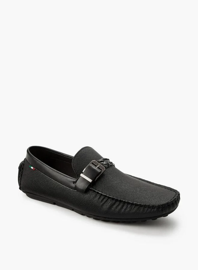 Renzo Ruganni BLACK Men Slip-On Loafers for Men | Best Price UAE