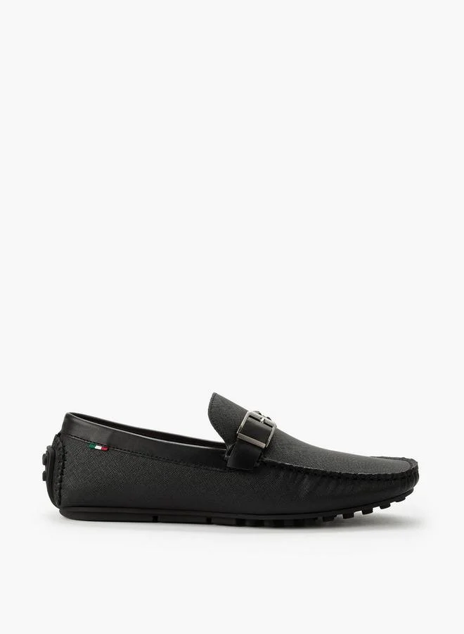Renzo Ruganni BLACK Men Slip-On Loafers for Men | Best Price UAE