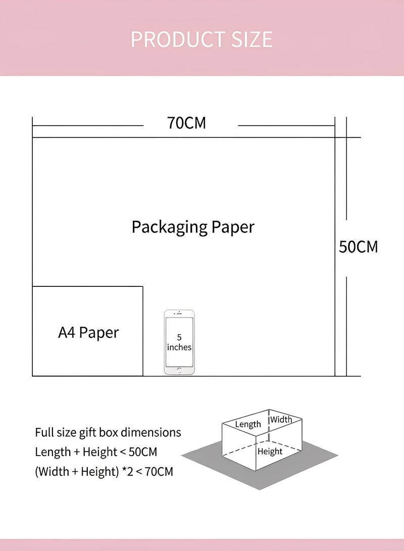BELANO Gift Wrapping Paper Sheets Set, Kraft Gift Wrap with Envelopes and Ribbon, Present Packaging Kit for Birthday and Holiday Mixed Designs 16 Pieces - Image 2