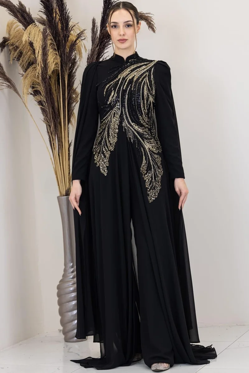 Esilanur Elif Hijab Jumpsuit Black