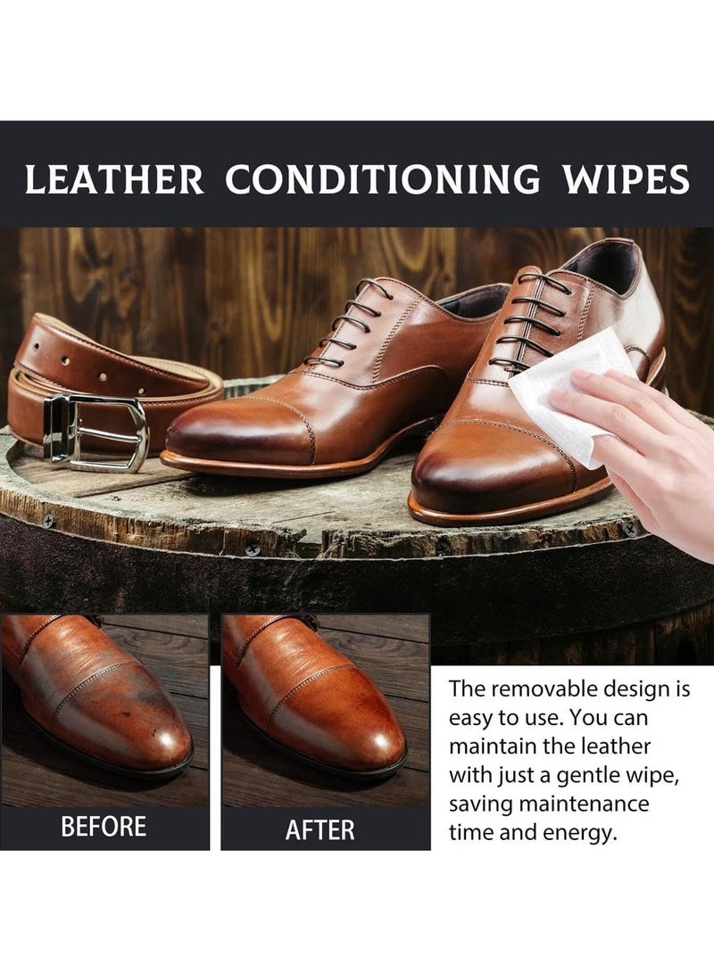 AAS ECOM Shoe Cleaning Wipes – 2 Pack (60 Count) | Disposable Leather Shoe Cleaner Wipes for Sneakers, Car Seats, Jackets & More | Travel-Friendly, Multi-Surface Safe - Image 4
