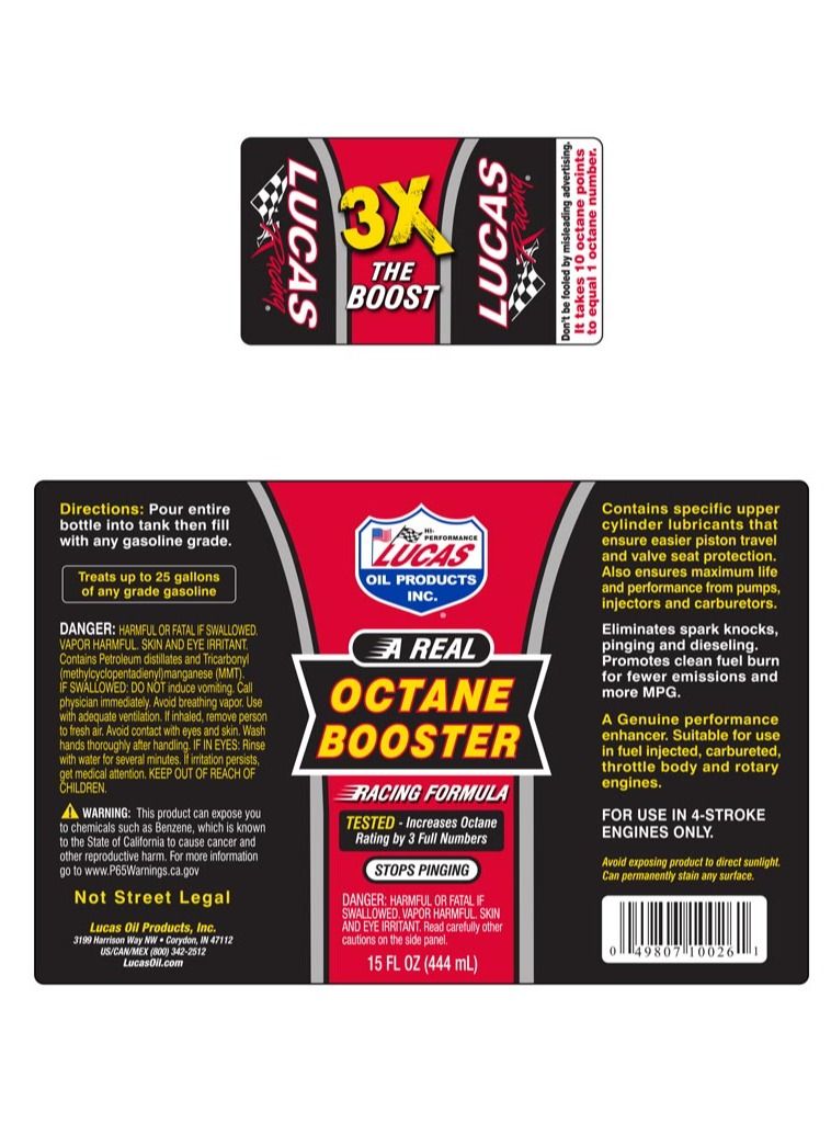 لوكاس أويل معزز الأوكتان - Image 2