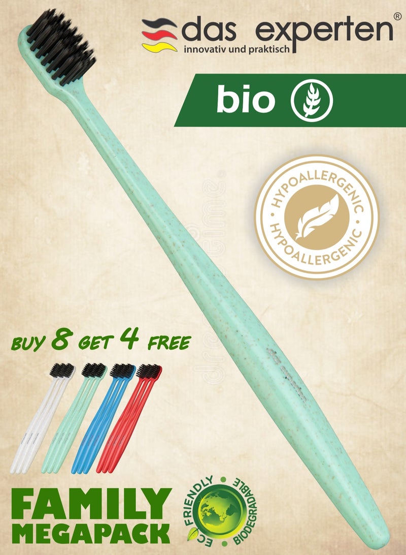 Das experten biodegradebale charcoal infused toothbush BIO - Image 1