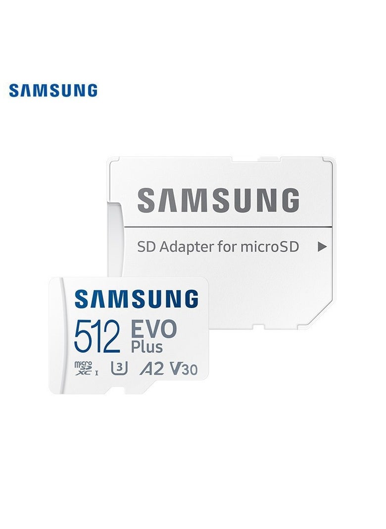 Generic - Samsung EVO Plus 512GB SD Card with Adaptor Micro Sd Card Memory Card Up to 130MB/s Expanded Storage For PS5 PS4 Switch Gaming Tablets Smart Phones Camera Security Camera GoPro Done Dash Cam 512 GB - Image 1