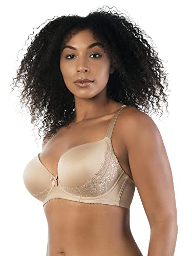 Parfait by Affinitas Women's Casey Plunge Molded Bra, European Nude, 30DD - Image 3