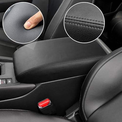 CKE Compatible with Honda Accord Accessories 2026 2025 2024 2023 Car Center Console Cover Armrest Cover Armrest Storage Box Lids Protector -Black Stitches - Image 4