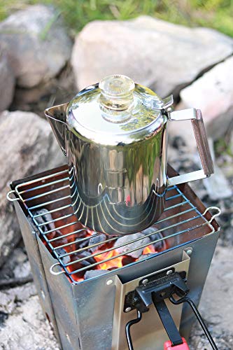 Fox Run Rapid Brew Stainless Steel Stovetop Coffee Percolator, 2-6 Cup - Image 4