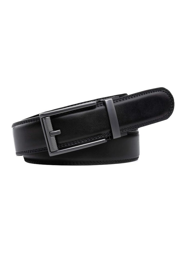CONTACTS Genuine Leather Belt for Men with Easier Adjustable Autolock Buckle Micro Adjustable Belt Fit Everywhere  Formal and Casual  Elegant Gift Box  - Image 4