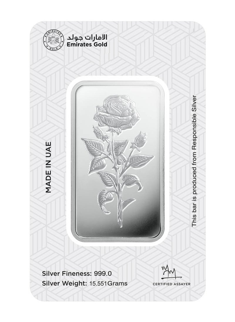 Emirates Gold Emirates | 15.551g Pure Silver Bar 999 - 1/2 Ounce  - Image 2