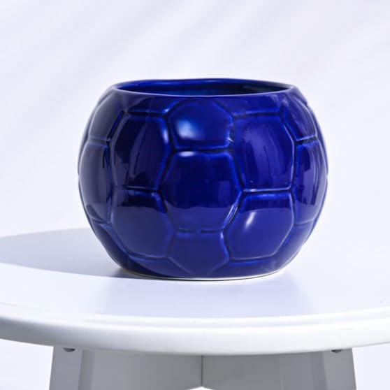 UGAOO Football Ceramic Pot (Blue) - Image 1