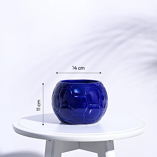 UGAOO Football Ceramic Pot (Blue) - Image 4